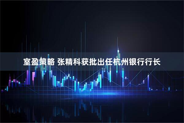 室盈策略 张精科获批出任杭州银行行长